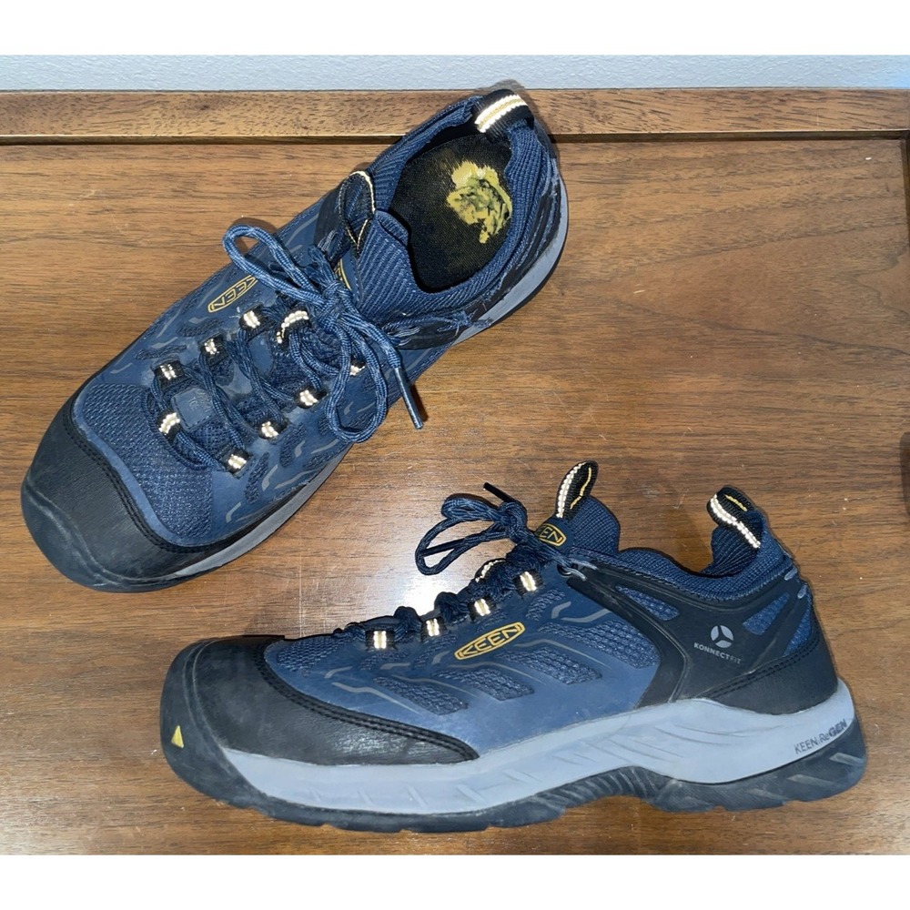 KEEN Z5018 Utility Flint II Sport Men's sneakers Midnight‎ Navy/Steel Size 10D
